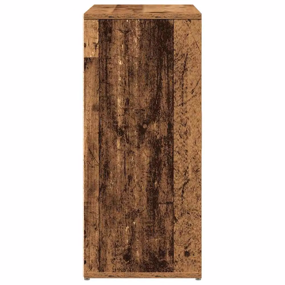 Berkfield Home Rustic Old Wood Sideboard in Brown, W/D/H: 60 x 31 x 70 cm – 5