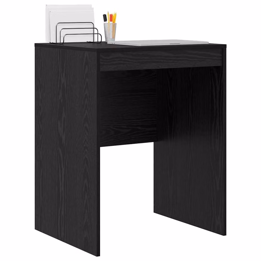 Berkfield Home Writing Desk in Black Oak, W/D/H: 60 x 50 x 76 cm – 3