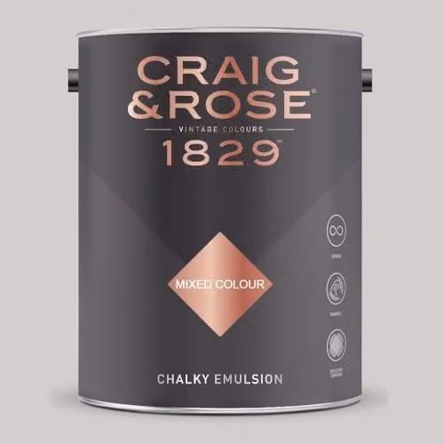 Craig & Rose 1829 Chalky Emulsion Paint in Strawberry Hill, 5 l