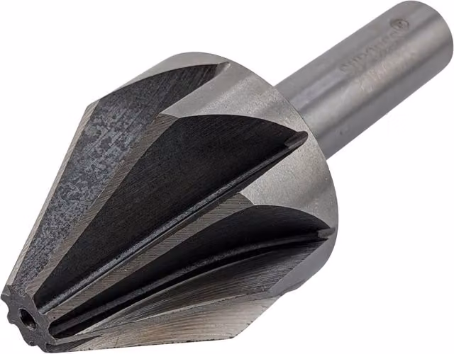 OKODOKO 60 Degree Chamfer Milling Cutter Countersink Drill Bit, 32mm, HSS, Silver