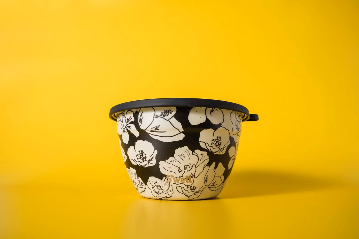S'well Charcoal Bloom Stainless Steel Salad Bowl Kit, 1.9 l, Black and Transparent – 2