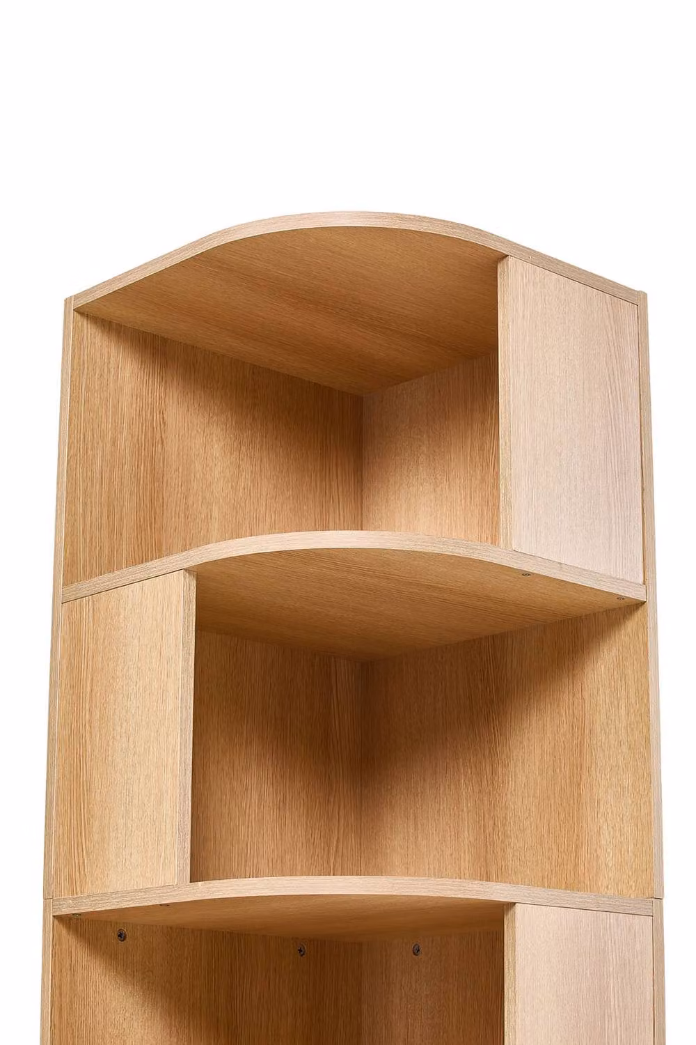 Garden Sanctuary 6-Tier Wooden Corner Storage Shelf in Natural Brown – 4