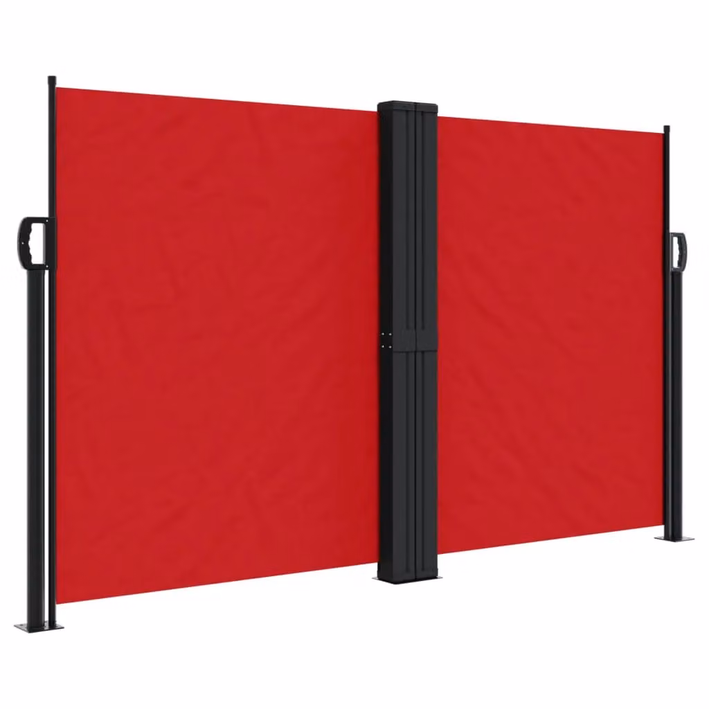 Berkfield Home Red Retractable Side Awning – 2