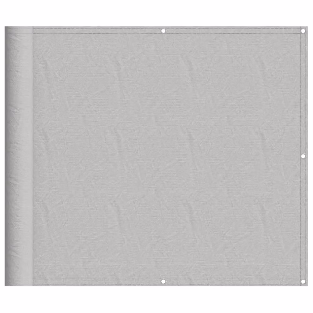 Berkfield Home Balcony Screen in Light Grey, 100% Polyester Oxford, W: 90 cm, L: 400 cm – 2