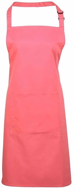 Premier Pocket Bib Apron in Pink