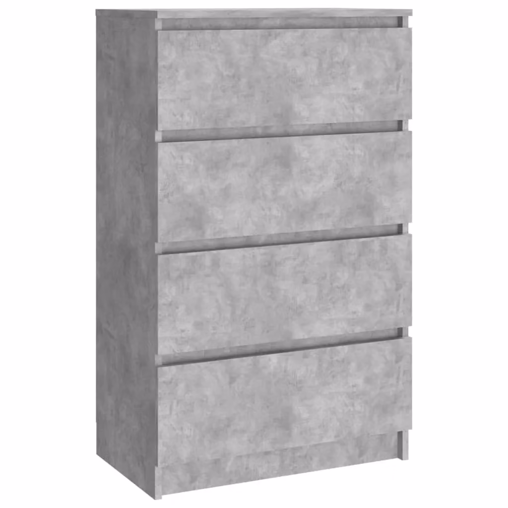 Berkfield Home Sideboard in Concrete Grey, W/D/H: 60 x 35 x 98.5 cm – 2