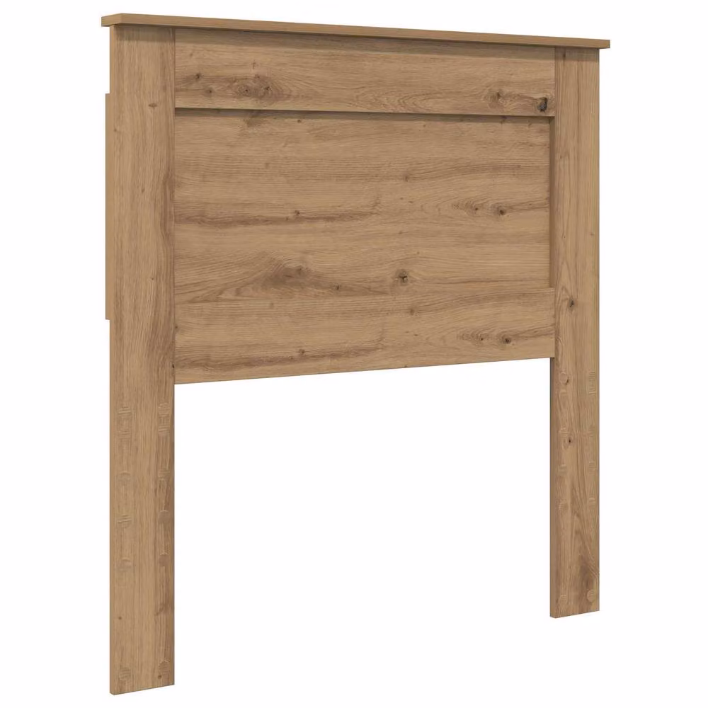 Berkfield Home Artisan Oak Bed Frame in Brown with Solid Pine Wood and Flat Fixed Slats, W: 75 cm, L: 190 cm – 3