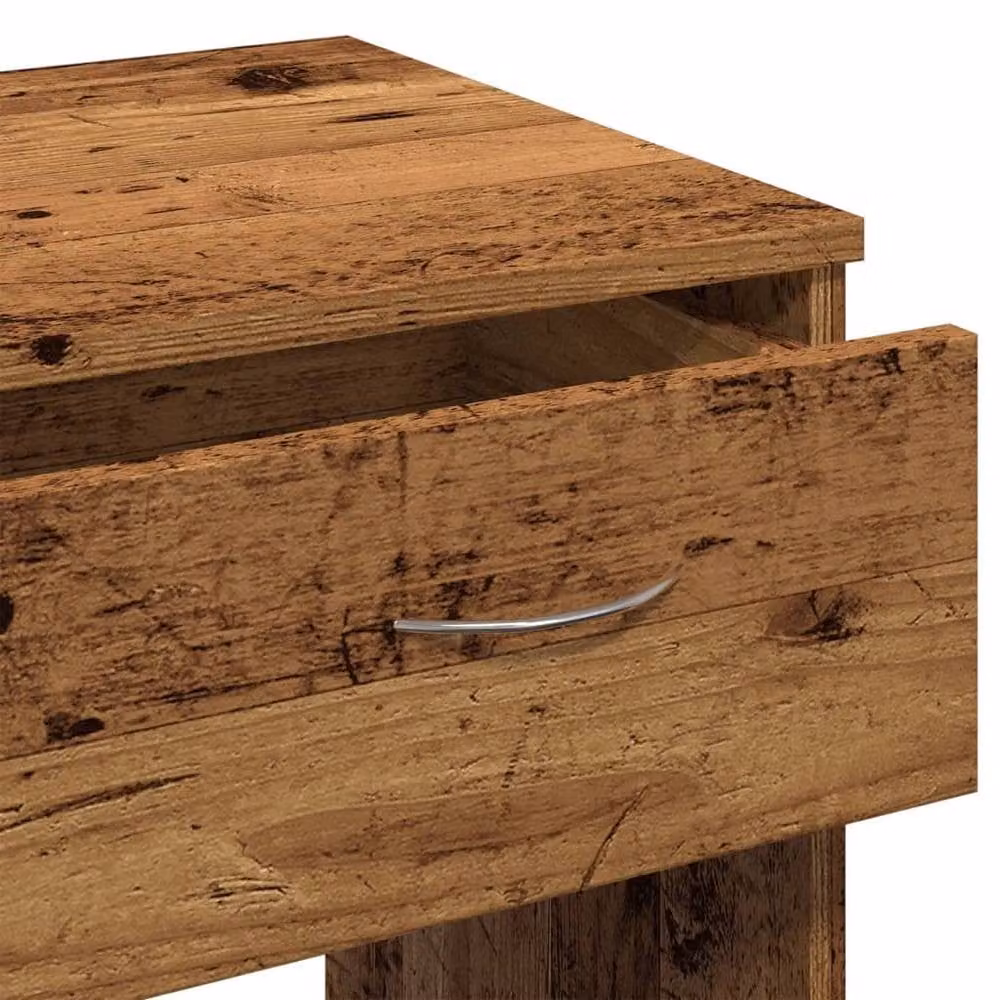 Berkfield Home Elegant Writing Desk in Brown, Engineered Wood, W/D/H: 80 x 40 x 75 cm – 6