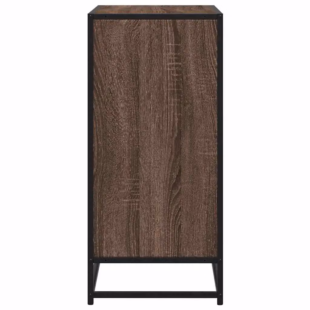 Berkfield Home Industrial Sideboard in Brown Oak, W/D/H: 68 x 35 x 76 cm – 4