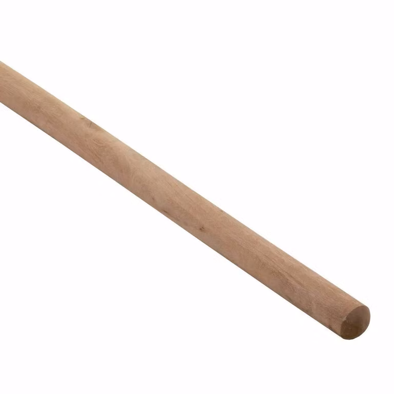 NESTLUNE Pack of 25 Brown Wooden Broom and Snow Shovel Handles, Length: 100 cm