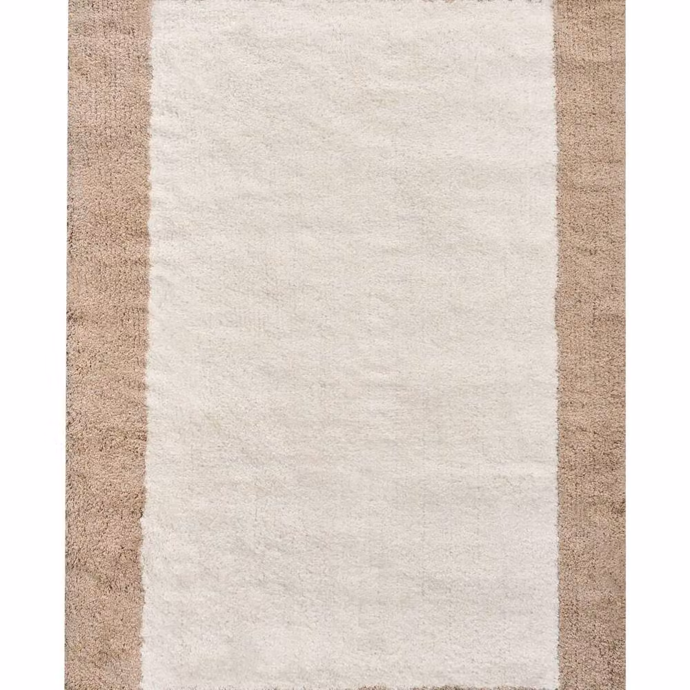 Wyld and Coco Beige and Brown Cotton Geometric Pattern Bath Mat W/D/H: 60 x 90 x 1 cm – 2