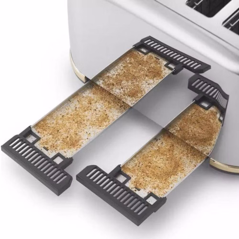 Breville Mostra VTT92901 4-Slice Stainless Steel Toaster in Silver and Gold – 3