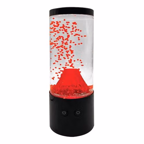 Menkind RED5 Volcano Lamp Black Multicolour Lava-Effect Mood Light – 1