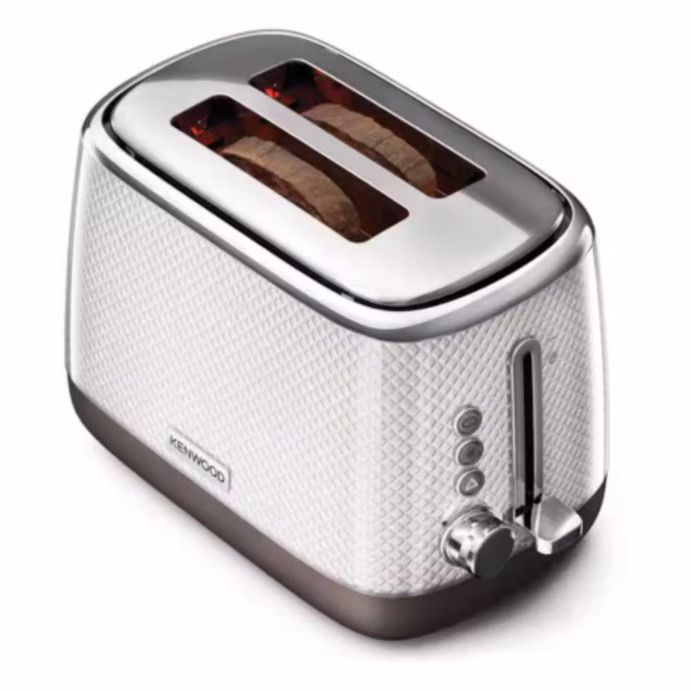 Kenwood Mesmerine 2 Slot Toaster, 980W, White and Stainless Steel – 2