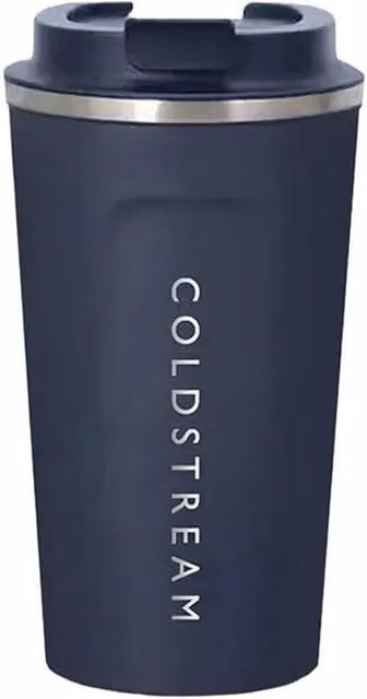 Coldstream Charlton Stainless Steel Double Walled Travel Mug with Lid, Blue, 510 ml – 1