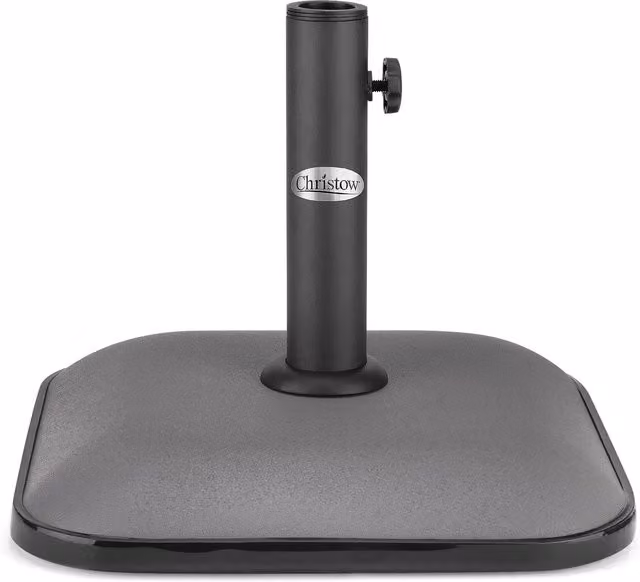 Christow 11kg Square Parasol Base in Grey