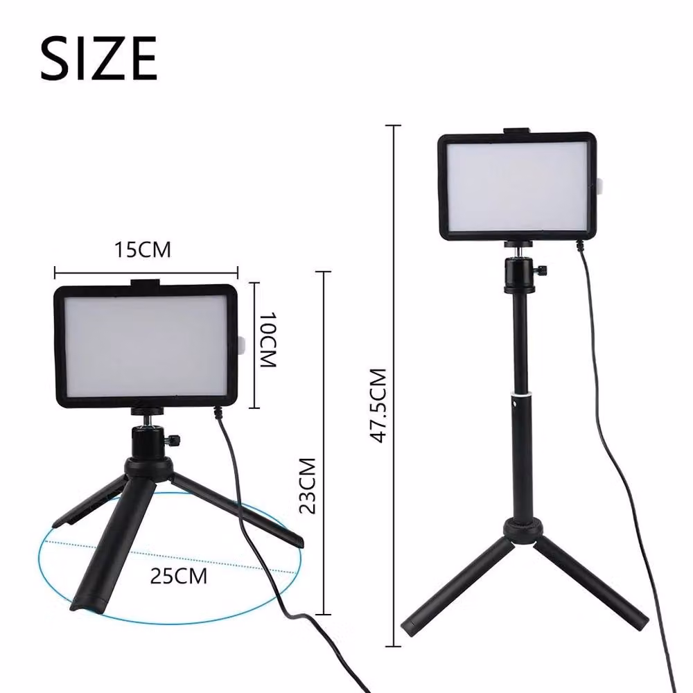 KORVIXA 6 LED Portable Tabletop Photography Lighting Kit in Black – 2