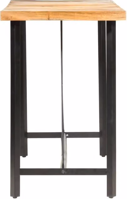 Berkfield Home Beautiful Bar Table in Brown Solid Sheesham Wood, W/D/H: 180 x 70 x 107 cm – 1
