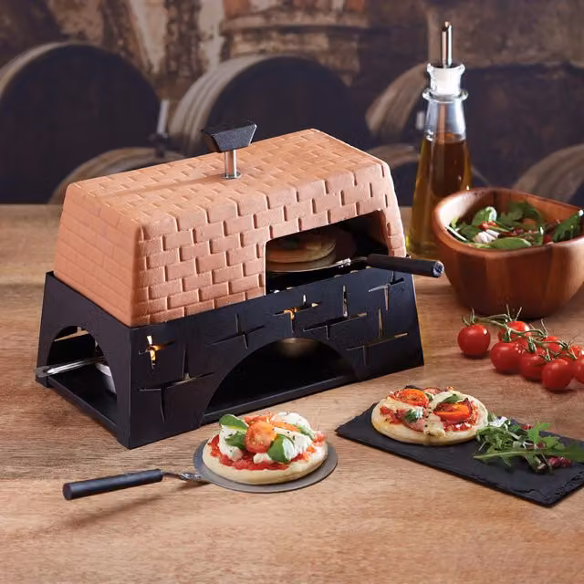 Artes Mini Tabletop Pizza Oven in Black