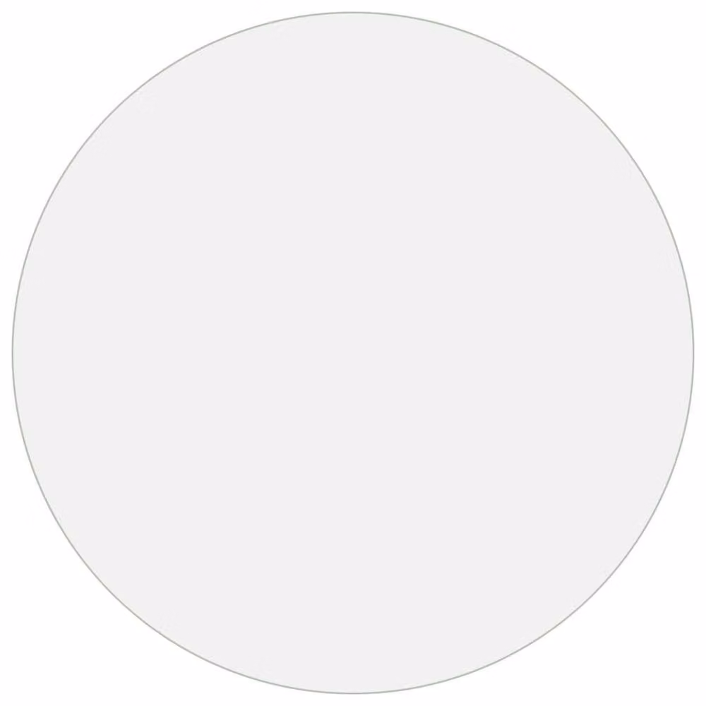Berkfield Home Matt PVC Table Protector, Multicolour, Diameter: 60 cm, Thickness: 2 mm – 2