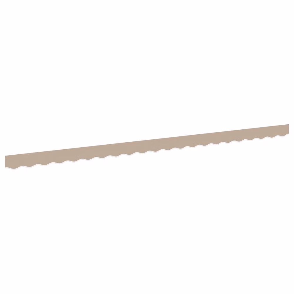 Berkfield Home Awning Valance for 5 m Frame, Beige, W: 4.8 m, H: 0.2 m – 2
