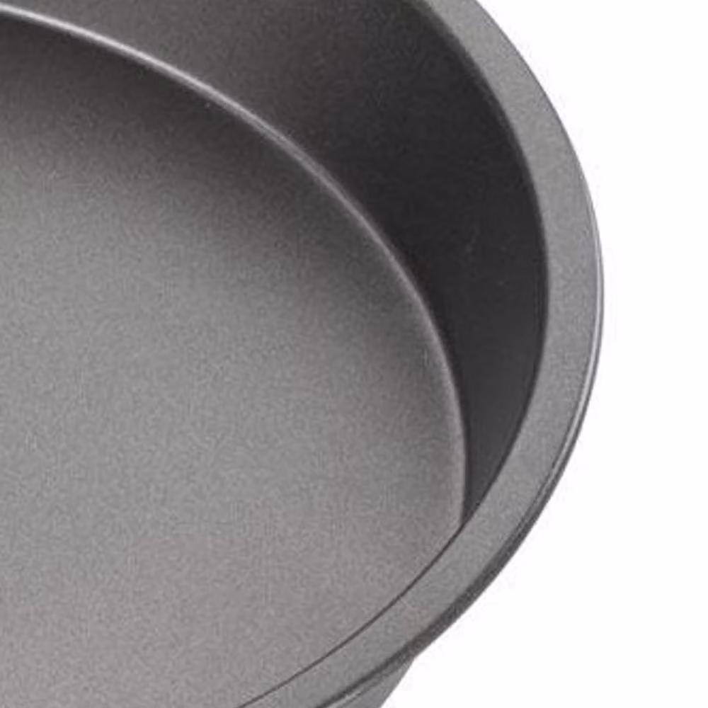 Chef Aid Round Silver Cake Tin with Fixed Base – 2