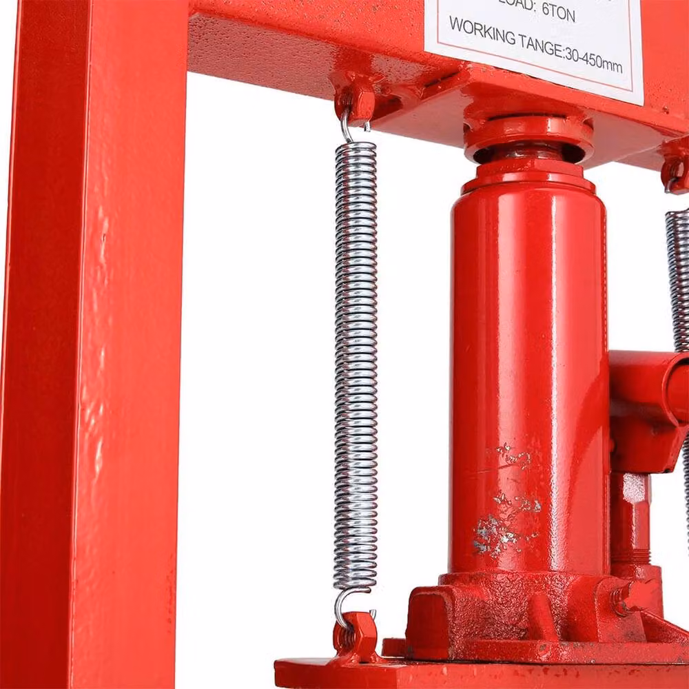 SPETLEK 6 Ton Red Floor Standing Hydraulic Workshop Bench Press – 3