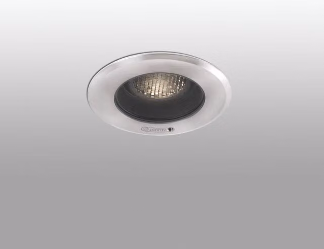 Netlighting Geiser Outdoor LED Recessed Ground Light, 7W, 3000K Warm White, IP67, Grey