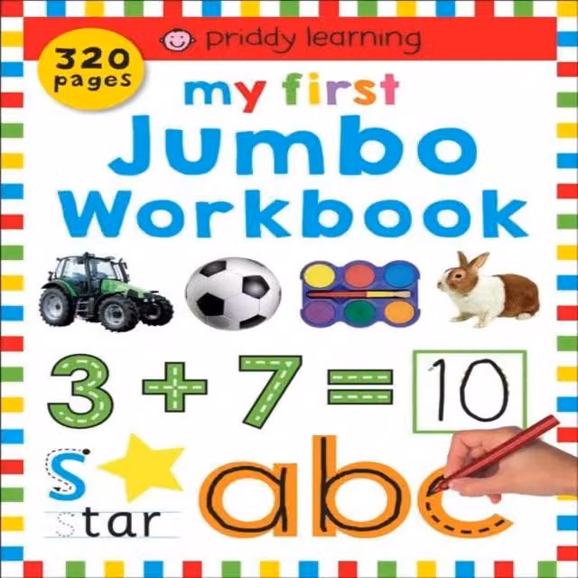 Priddy Books My First Jumbo Workbook Multicolour Paperback