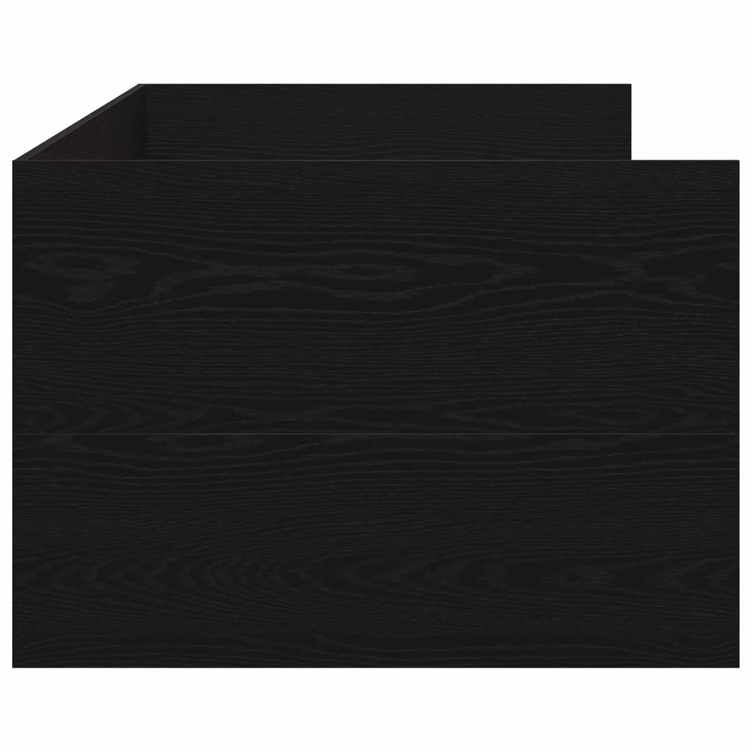 Berkfield Home Modern Black Oak Daybed with Drawers, W/D/H: 90 x 200 cm – 3