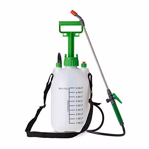 Pelle & Sol Manual Pressure Sprayer with Plastic Lance and Carry Strap, 5 l