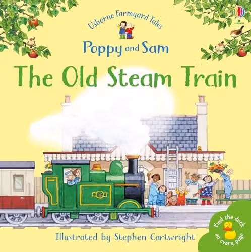 Usborne Farmyard Tales Mini Old Steam Train Multicolour Paper Book