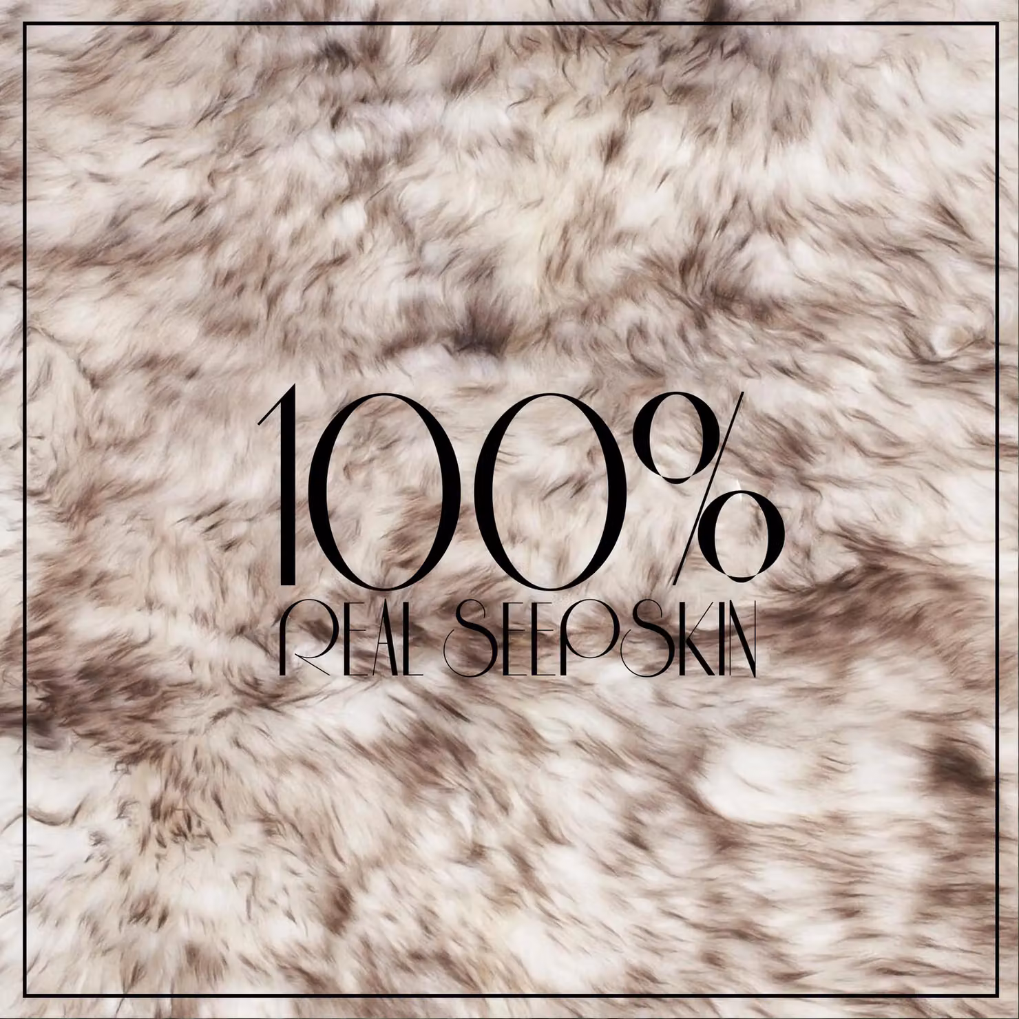 Infinity Leather White Genuine Sheepskin Natural Soft Fluffy Real Wool Rug, W: 90 cm, D: 60 cm – 3