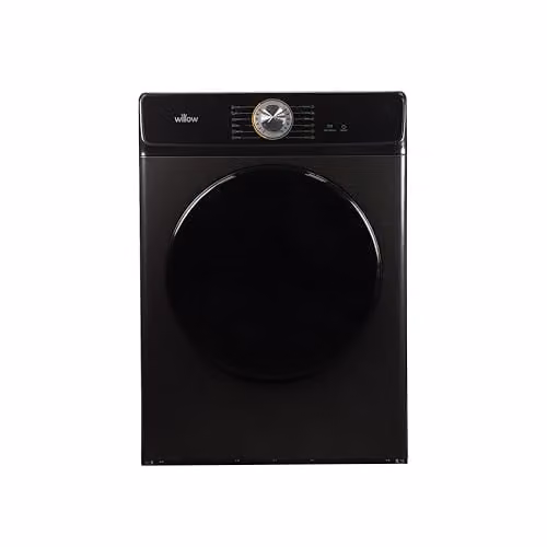 Willow W8TDB 8kg Vented Front Loading Tumble Dryer, Black