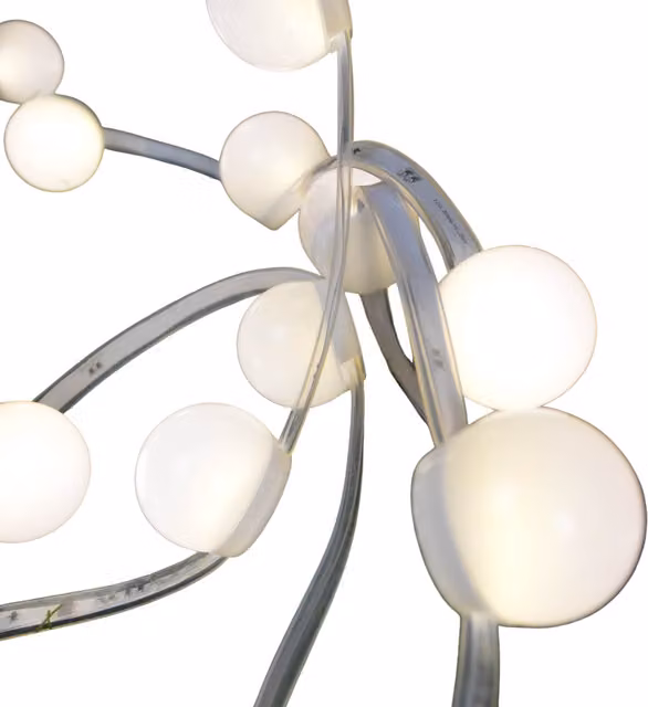 Samuel Alexander Warm White LED Party Strip Globes with Memory Controller