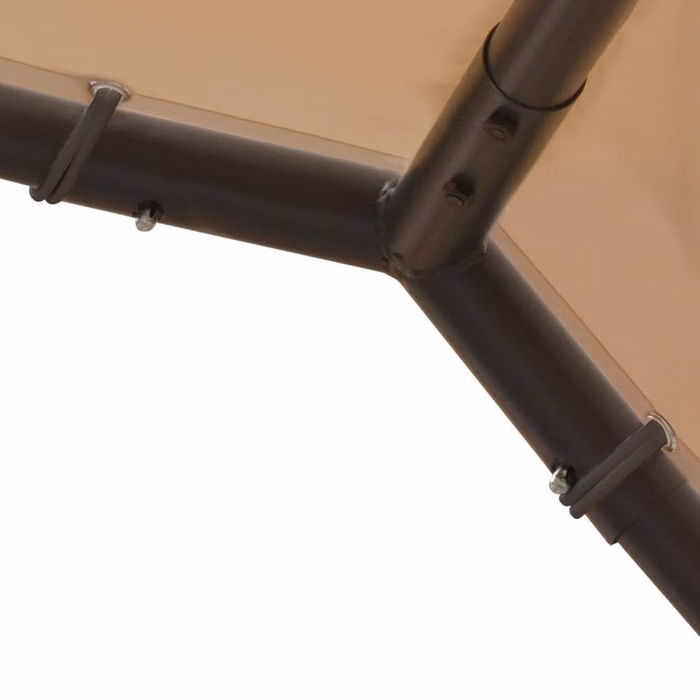 Berkfield Home Canopy Tent in Beige, Steel and Polyester, 4 x 3 m – 3
