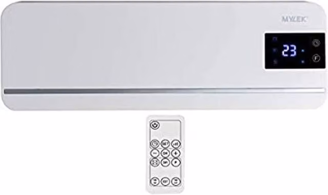 Mylek 2kW Electric Overdoor Fan Heater Air Curtain in White