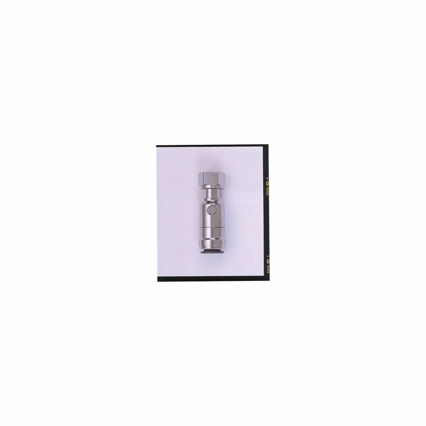 John Guest Chrome Plated Brass Angle Service Valve 15mm x 1/2" Silver – 2