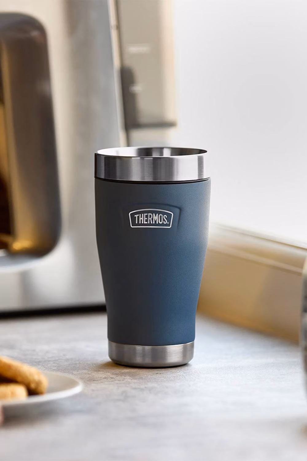 Thermos Icon Series Stainless Steel Travel Tumbler, 355 ml, Blue – 2