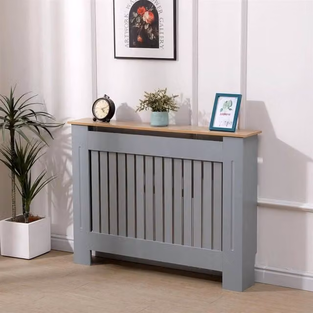 SPETLEK Designs Medium Vertical Radiator Cover in Grey – 1