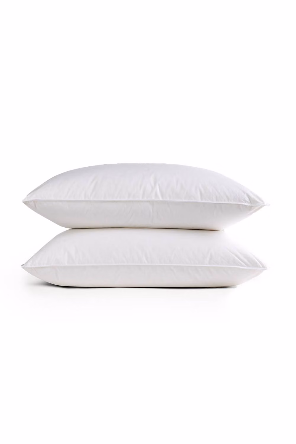 Christy Luxury European Feather and Down Pillow Pair, Medium, White, W: 50 cm, D: 70 cm – 2