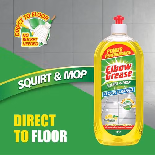 Elbow Grease Squirt and Mop Floor Cleaner, Lemon, 1.04 l – 2