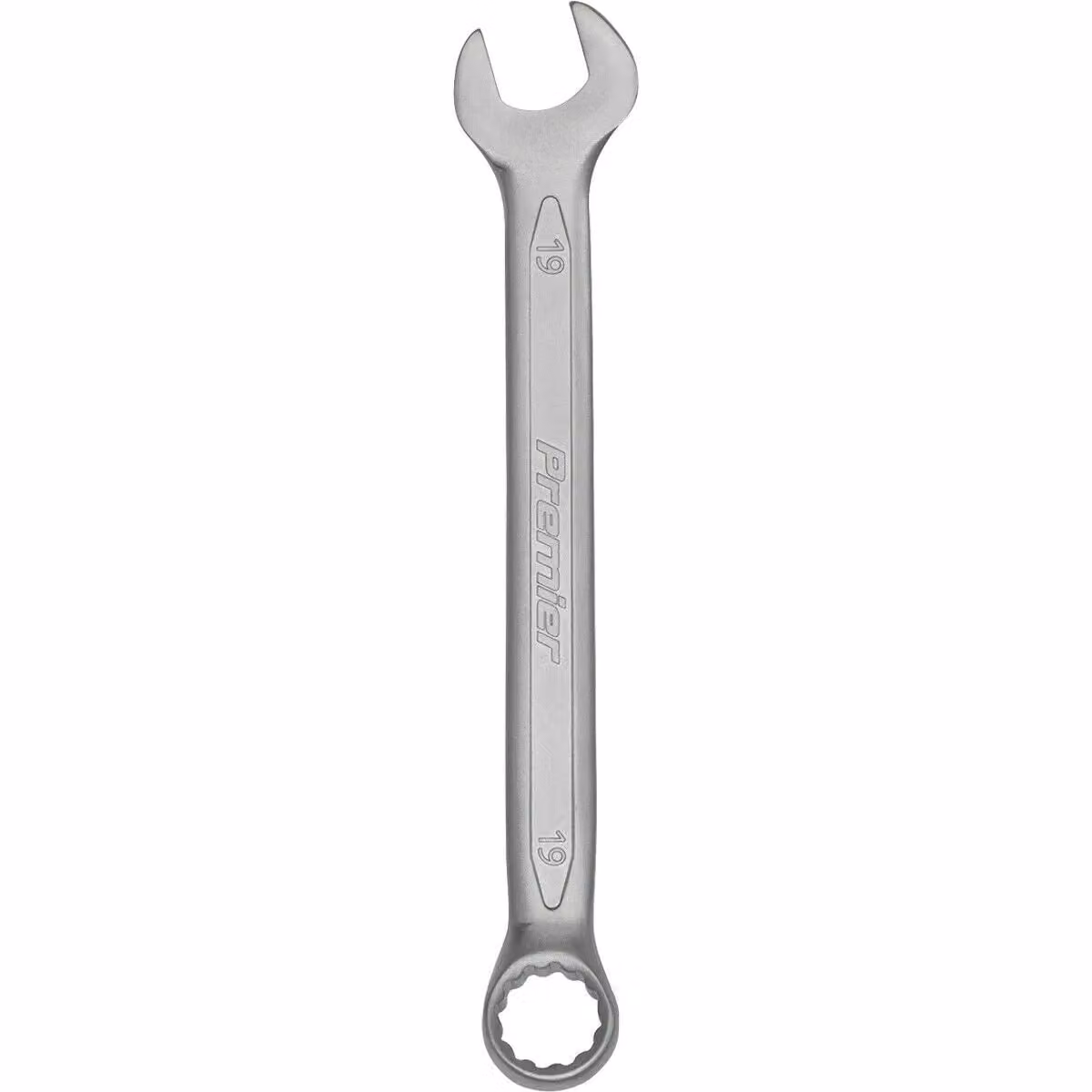 Loops 25-Piece Slim Handled Combination Spanner Set, 12-Point Metric Ring Open Head Wrench in Silver and Multicolour Chrome Vanadium – 3