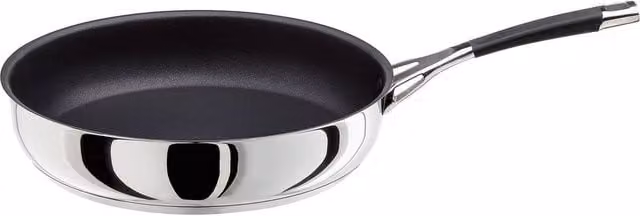 Stellar Non-Stick Aluminium Frying Pan, 28 cm, Metallic Silver