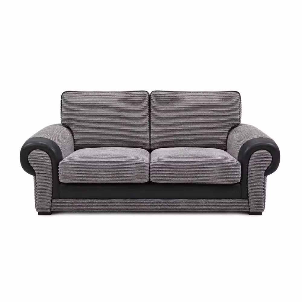 Snug Furniture Birmingham Ltd Tango Jumbo Cord 3+2 Sofa Set in Grey – 2