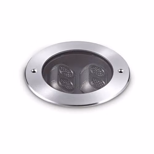 Netlighting Taurus LED Outdoor Recessed Ground Light in Black with Warm White 3000K IP67 Rating