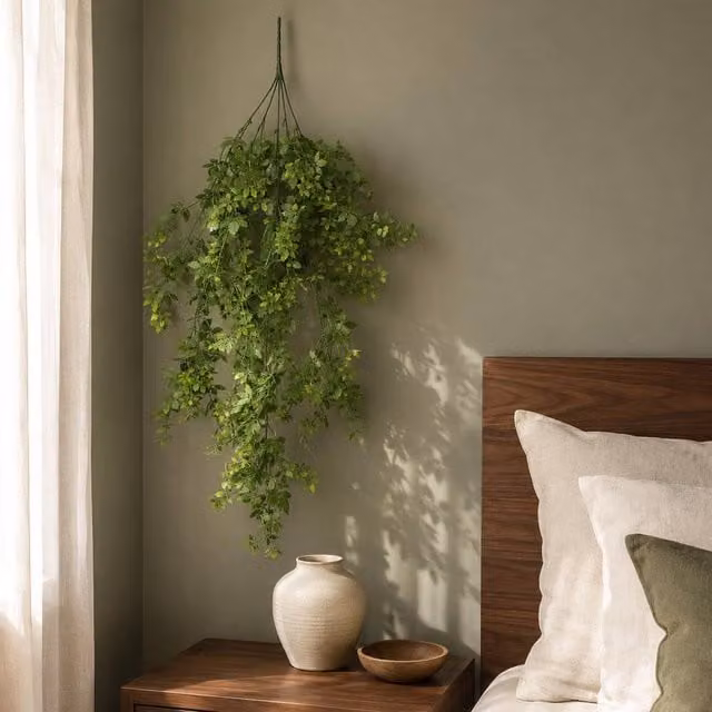 Leaf Artificial Hanging Forest Foliage Plant, Green, Height: 81 cm – 1