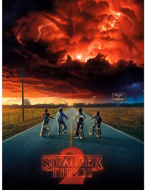 Stranger Things Mind Flayer Multicolour Canvas Print – 1
