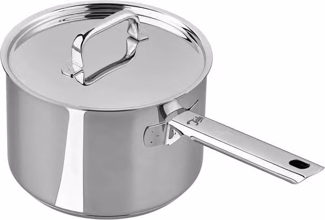 Tala Performance Superior Grade 18cm Deep Stainless Steel Saucepan with Lid, Silver