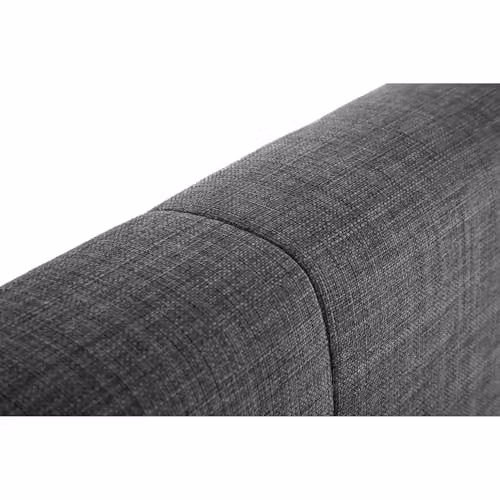 Julian Bowen Sorrento Upholstered Fabric Bed Frame, Grey, W/D/H: 180 x 200 x 162 cm – 3